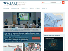 Tablet Screenshot of mbari.org